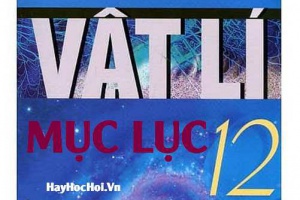 Mục lục sách giáo khoa SGK Vật lý 12 Lý thuyết và Bài tập Vật lý 12